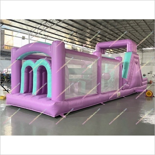 Adult Obstacle Course Near Me Inflatable Assault Course Kids Party Bounce House Equipment For Sale