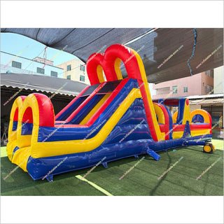 Race Climb Inflatable Assault Course Slide Tunnels Games Outdoor Obstacle Course For Adults Near Me - Inflatable-Zone