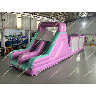 Adult Obstacle Course Near Me Inflatable Assault Course Kids Party Bounce House Equipment For Sale