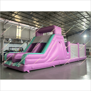 Adult Obstacle Course Near Me Inflatable Assault Course Kids Party Bounce House Equipment For Sale