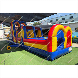 Race Climb Inflatable Assault Course Slide Tunnels Games Outdoor Obstacle Course For Adults Near Me - Inflatable-Zone