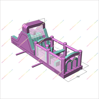 Adult Obstacle Course Near Me Inflatable Assault Course Kids Party Bounce House Equipment For Sale