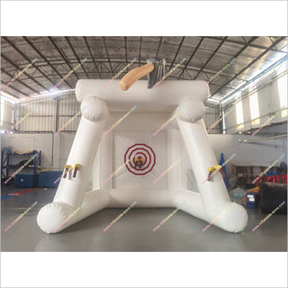 Funny Sport Inflatable Axe-Throwing Dart Board Game Inflatable Flying Axe Indoor And Outdoor Play Areas