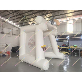 Funny Sport Inflatable Axe-Throwing Dart Board Game Inflatable Flying Axe Indoor And Outdoor Play Areas