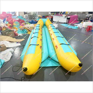 Inflatable Tube Towable Amusement Facility Inflatable Banana Boat Flying Fish Surf And Fun Water Park