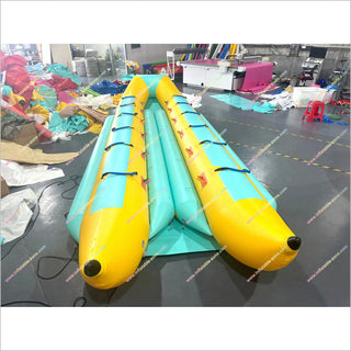 Inflatable Tube Towable Amusement Facility Inflatable Banana Boat Flying Fish Surf And Fun Water Park