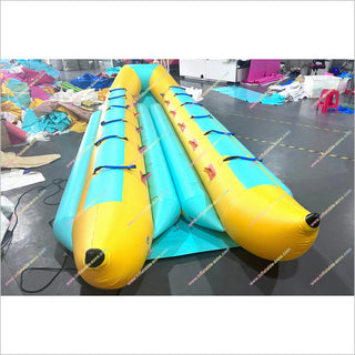 Inflatable Tube Towable Amusement Facility Inflatable Banana Boat Flying Fish Surf And Fun Water Park