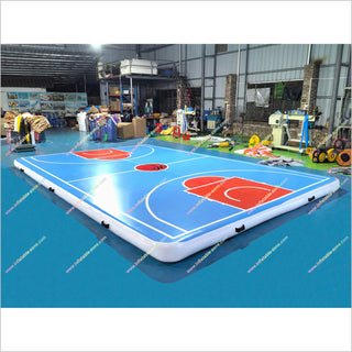 Basketball Court Gym Inflatable Basketball Floor Basketball Court Indoor Best Air Mat For Gymnastics