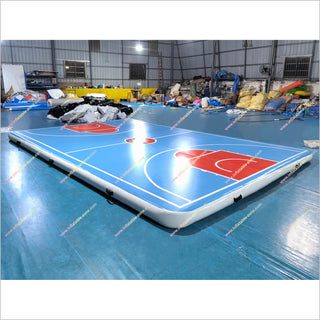 Basketball Court Gym Inflatable Basketball Floor Basketball Court Indoor Best Air Mat For Gymnastics