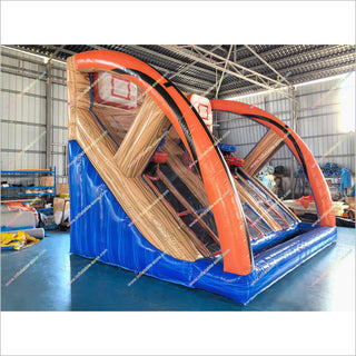 Inflatable Basketball Shootout High Score Challenge Inflatable Sports Arena Basketball Tournament Game