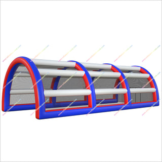 Inflatable Batting Tunnel Baseball Cage Netting Outdoor Speed Kick Training Inflatable Batting Cage For Backyard