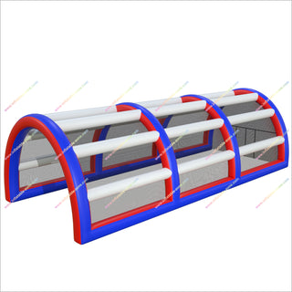 Inflatable Batting Tunnel Baseball Cage Netting Outdoor Speed Kick Training Inflatable Batting Cage For Backyard