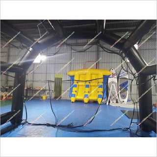 Inflatable Batting Cage Rental Baseball Hitting Net Blow Up Batting Cage Baseball Training Near Me