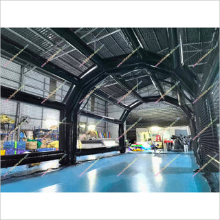 Fully Enclosed Inflatable Batting Cage Cost Best Home Batting Cage Baseball Net For Backyard