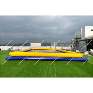 Inflatable Beach Volleyball Court Water Sport Games Inflatable Water Volleyball Field Inflatable Volleyball Net