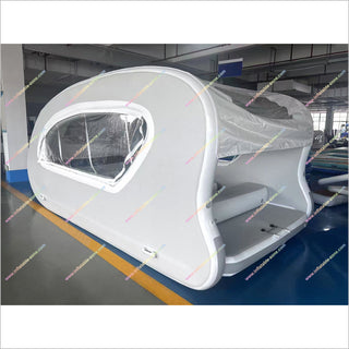 Family-Sized Inflatable Electric Boat Water Play Party Ideas Inflatable Boat Yacht Floating Island For Sale