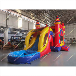 Commercial Inflatable Jumping Castle Bouncer Splash Pool Inflatable Bounce House Water Slide Combo Rental