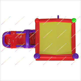 Music Themed Party Jumping Castle Inflatable Slide Combo Fun Party Inflatable Bounce House With Slide Commercial