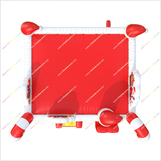 Santa Claus Christmas Decorations Inflatable Bounce Houses And Slides Combo Winter Outdoor Activities Bounceland Party Castle