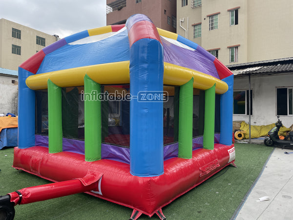 Play Yard Inflatable Bouncer Blow Up Jumping Castle Birthday Party Giant Wacky Dome Bounce House