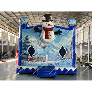 Christmas Snowman Decorations Inflatable Bounce House Near Me Bouncer Party Inflatable Bouncy Castle For Hire