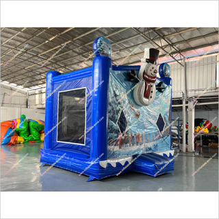 Christmas Snowman Decorations Inflatable Bounce House Near Me Bouncer Party Inflatable Bouncy Castle For Hire