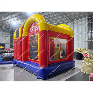 Blow Up Fire Truck Inflatable Bouncy Castle Slide Fire And Rescue Commercial Bounce House Slide Combo For Sale