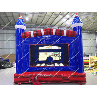 Stars N Stripes Inflatable Bouncy Castle Jumpers For Parties Near Me All American Bounce House Rentals