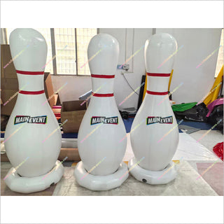 Large Inflatable Bowling Set Outdoor Fun Sports Life Size Inflatable Bowling Pins For Inflatable Zorb Ball