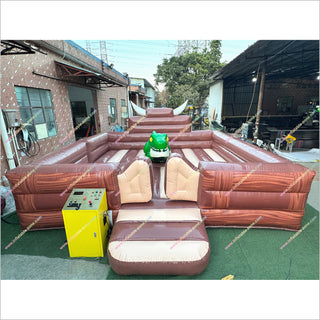 Mechanical Tyrannosaurus Electric Rodeo Bull Challenge Machine Inflatable Bull Riding For Sale