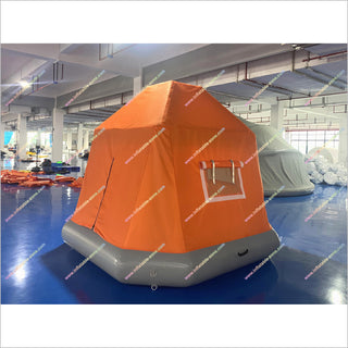 Inflatable Camping House Tent Shoal Floating Tent Camping Island Inflatable Tent For Water
