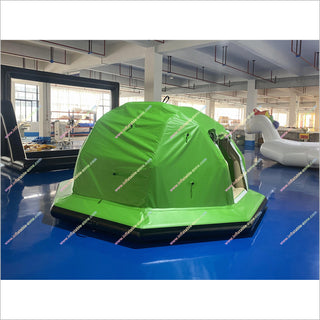 Outdoor Camping Inflatable Tent Family Water Park Floating Shoal Tent Inflatable Camping Tent For Sale