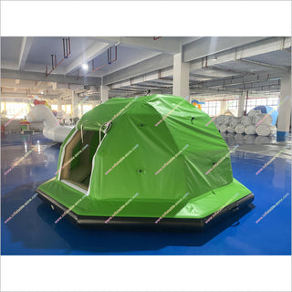 Outdoor Camping Inflatable Tent Family Water Park Floating Shoal Tent Inflatable Camping Tent For Sale