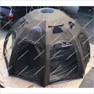 tents for adults Black Inflatable Tent Blow Up Camp Tent Portable Outdoor Waterproof Ca