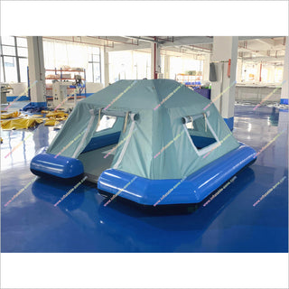 Shoal Tent Floating Inflatable House Tent Camping Water Commercial Inflatable Floating Tent For Camping