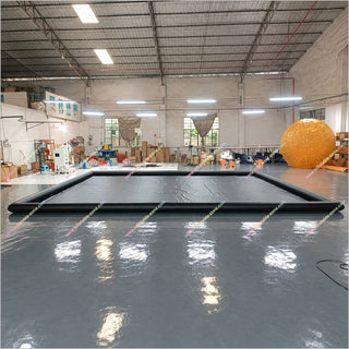 Environment-protection Inflatable Car Wash Water Containment Mat For Car Wash And Mobile Detailing