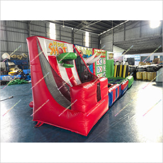 Fun Time Inflatables Basketball Hoop Shot Tic Tac Toe 4In1 Commercial Rental Inflatable Carnival Games For Sale