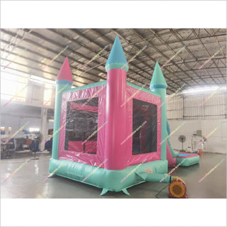 Inflatable Castle Water Slide Combo Big Splash Swimming Pool Double Slide Water Bounce House