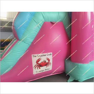 Inflatable Castle Water Slide Combo Big Splash Swimming Pool Double Slide Water Bounce House