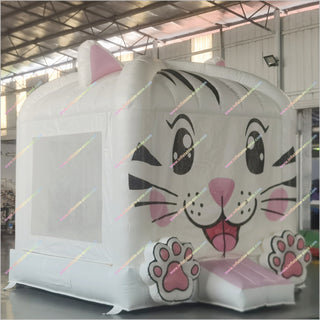 Inflatable Cat Bounce House Soft Play Equipment Set Inside Amusement Park Inflatable Bouncy Castle For Events