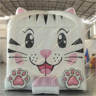 Inflatable Cat Bounce House Soft Play Equipment Set Inside Amusement Park Inflatable Bouncy Castle For Events