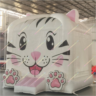 Inflatable Cat Bounce House Soft Play Equipment Set Inside Amusement Park Inflatable Bouncy Castle For Events