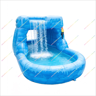 Inflatable Cave Pool Garden Water Games Inflatable Cave Waterfall Pool Backyard Water Park For Adults