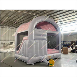 Cloud-Themed Inflatable Combo Bounce And Slide Big Inflatable House Bouncy Castle Slides To Buy