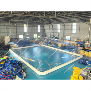 Spacious Inflatable Dome Pool Cover Blow Up Clear Bubble Tent Inflatable Cover For Pool