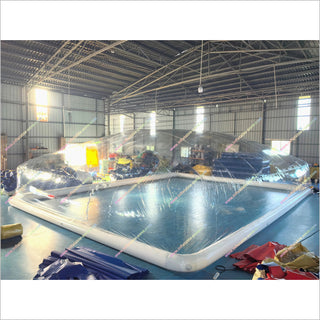 Spacious Inflatable Dome Pool Cover Blow Up Clear Bubble Tent Inflatable Cover For Pool