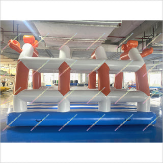 Crab Shaped Swinging Bridge Game Inflatable Crab Swing Bridge Amusement Parks And Water Parks Near Me
