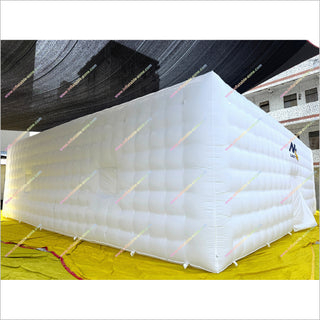 White Wedding Outdoor Inflatable Cube Party Tent Advertising Trade Show Inflatable Tent For Event