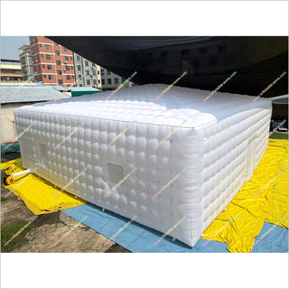 White Wedding Outdoor Inflatable Cube Party Tent Advertising Trade Show Inflatable Tent For Event
