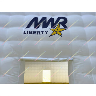 White Wedding Outdoor Inflatable Cube Party Tent Advertising Trade Show Inflatable Tent For Event